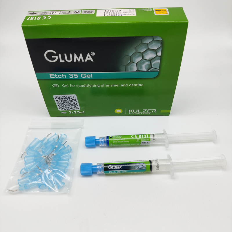 high quality dental filling materials Gluma Etch 35% Gel 2x2.5ml Heraeus Kulzer dental filling auxiliary materials