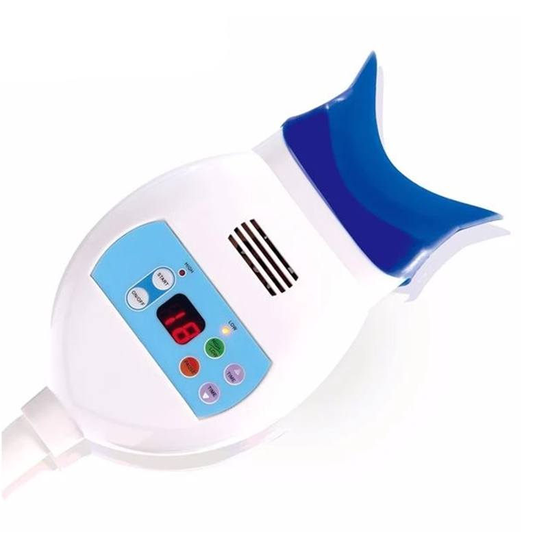Dental blue cold teeth whitening light mobile portable dental teeth whitening machine with LED light