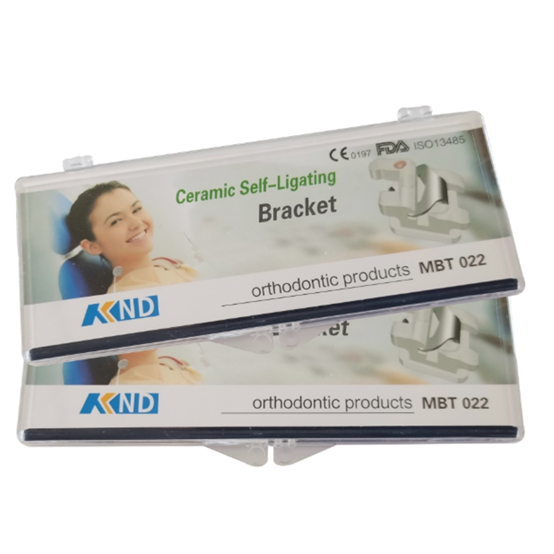 self-ligating interactive ceramic bracket dental orthodontic consumables high quality