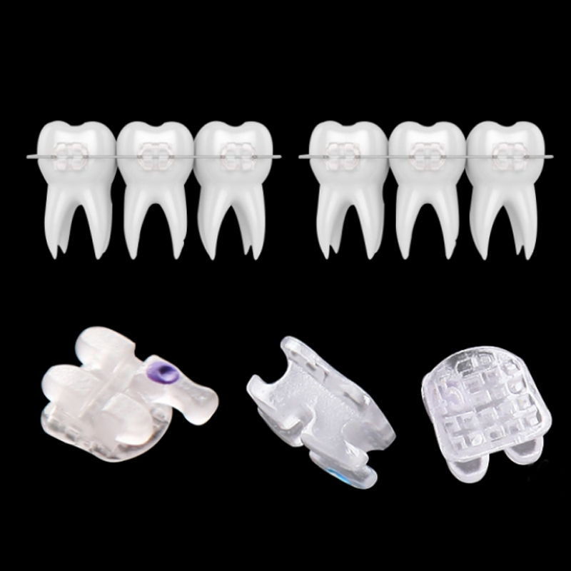 dental orthodontic ceramic bracket orthodontics materials dental supply ceramic bracket roth orthodontic ceramic bracket