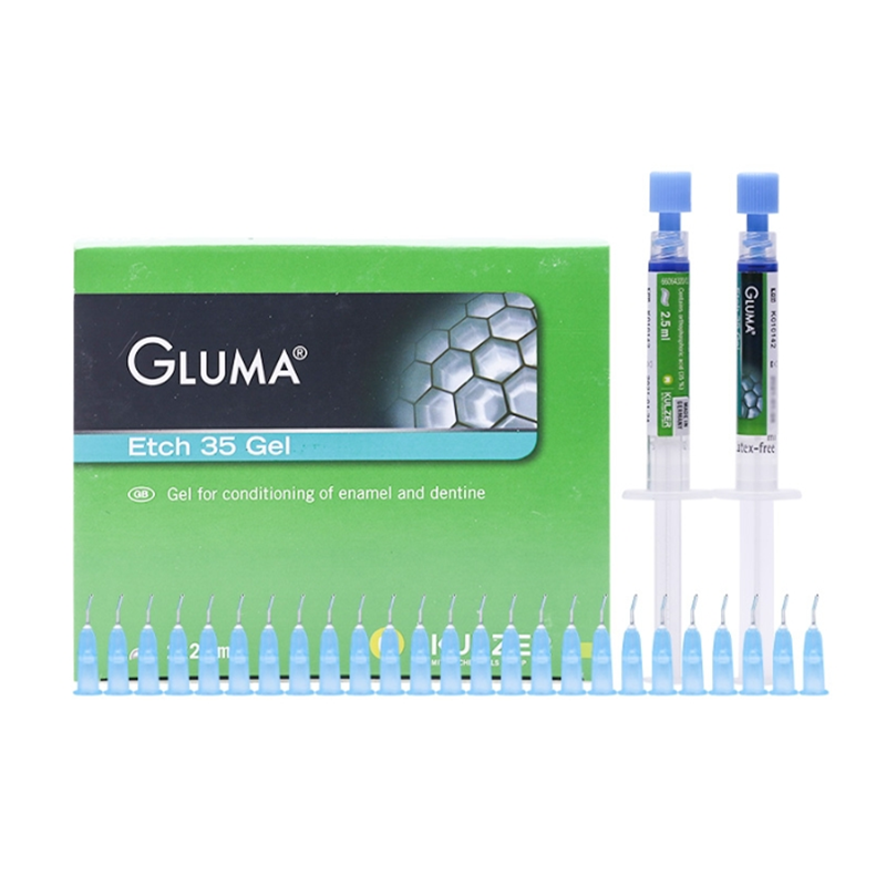 high quality dental filling materials Gluma Etch 35% Gel 2x2.5ml Heraeus Kulzer dental filling auxiliary materials