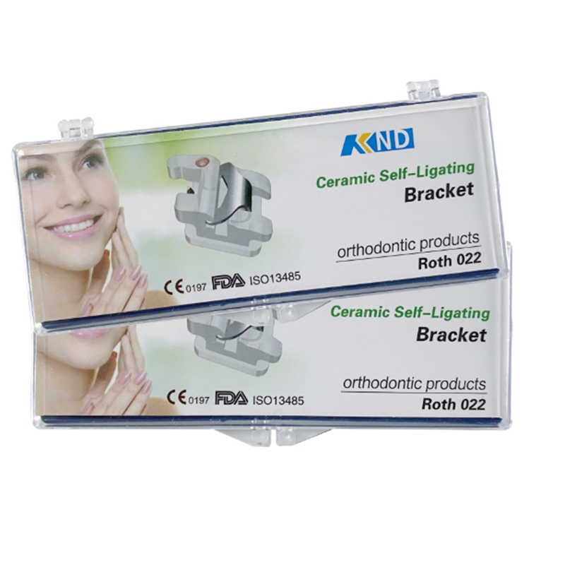 MBT ceramic self ligating bracket brace high-quality dental orthodontic bracketb dental consumablel ceramic bracket