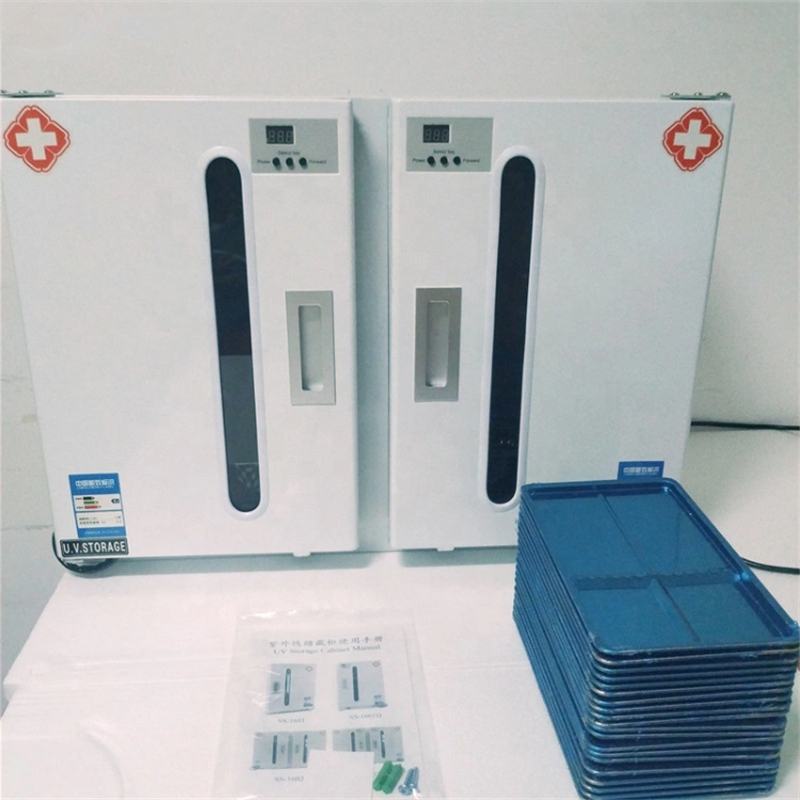 high quality dental equipment double door UV lamp sterilizer machine with 60 L capacity
