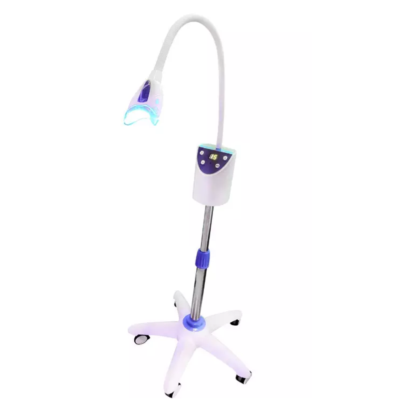 Dental LED 4 Blue Light Laser Teeth Whitening Lamp Light Machine Dental Cool Blue Light Teeth Whiten Floor Stand