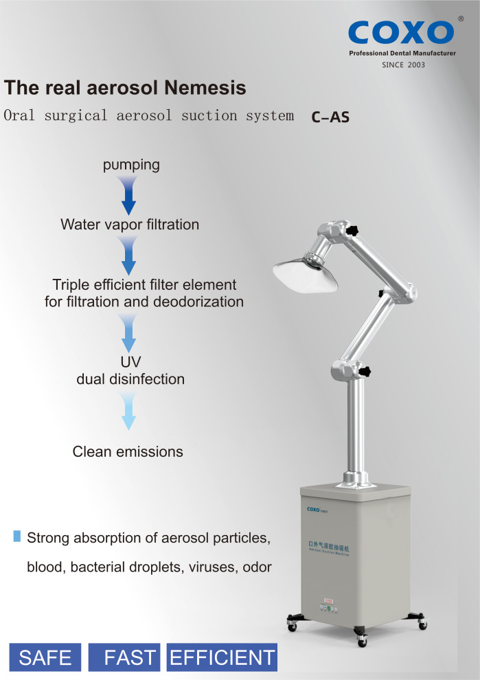 extraoral dental high efficient oral cavity aerosol suction machine